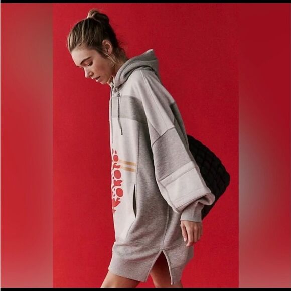 FREE PEOPLE Triple Threat Longline Hoodie - Picture 3 of 8